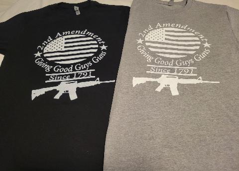 2nd Amendment Giving Good Guys Guns Since 1791 Unisex T-Shirt