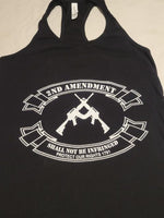 2nd Amendment Shall Not Be Infringed Protect Our Rights Ladies Racerback Tank Tops