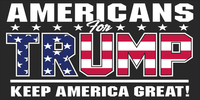 Americans For Trump - Bumper Sticker