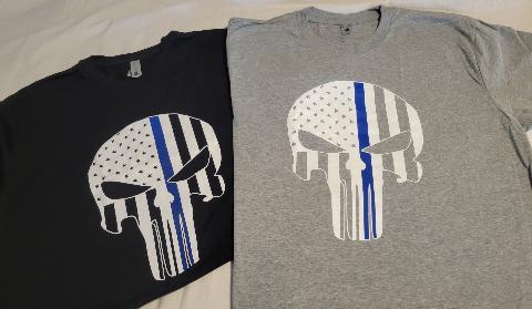 Blue Line Punisher T-Shirt