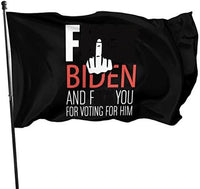 Fuck Biden Middle Finger Flag 3'X5'