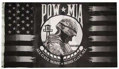 POW MIA Soldier 3'X5' Flag