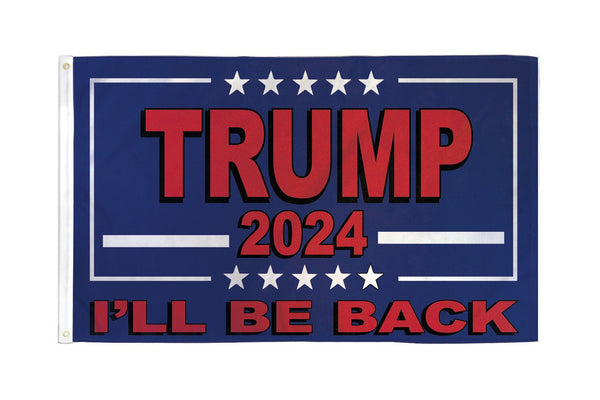 3'x5' Flag Trump I'll Be Back