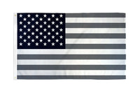 USA Black_Gray 3'x5' Flags