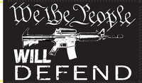 We The People Will Defend Flag