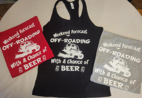 Weekend Forecast Off-Roading With A Chance of BEER Ladies