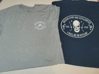 When Guns Are Outlawed I'll Be An Outlaw Unisex T-Shirt Design on Left Chest & Back