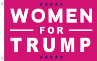 Women For Trump Pink Flag